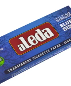 aLeda Extra Slim Blue Size transparentes Papier (110x44mm) (30 x 50 Stück)