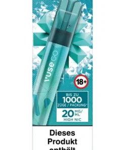 Vuse GO 1000 (Pen) Peppermint Ice Einweg E-Zigarette 20mg (1 Stück)