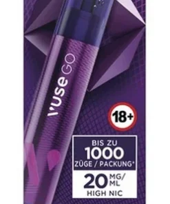 Vuse GO 1000 (Pen) Dark Cherry Einweg E-Zigarette 20mg (1 Stück)