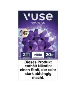 Vuse Pod Grape Ice 20mg Nikotin 2ml (2 Stück)