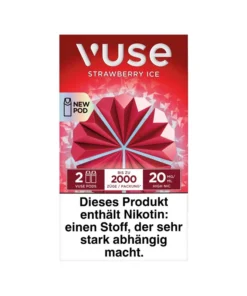 Vuse Pod Strawberry Ice 20mg Nikotin 2ml (2 Stück)