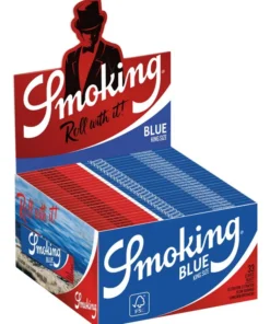 Smoking King Size Blue Papier (50 x 33 Stück)