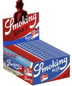 Smoking King Size Blue + Tips (24 x 33 Stück)