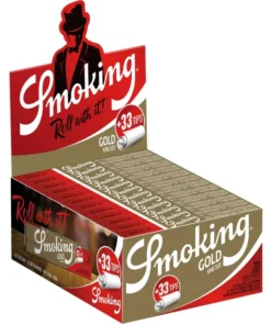 Smoking King Size Gold + Tips (24 x 33 Stück)
