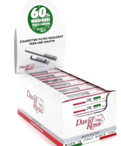 David Ross Zigaretten-Mikrofilter 8mm (36 x 10 Stück)
