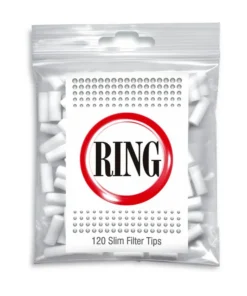 Ring Slim Filter Tips 6mm (15mm lang) (34 x 120 Stück)