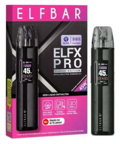 Elfx Pro E-Zigaretten Set schwarz (1 Stück)