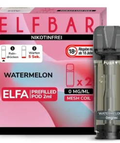 Elfbar Elfa Pod Watermelon 0mg Nikotin 2ml (2 Stück)