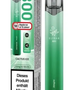 Elfbar 800 Einweg E-Zigarette Cactus Ice 20mg Nikotin/ml (1 Stück)