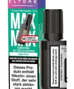 Elfbar Max Refill Container Apple Pear 20mg Nikotin 10ml (10 ml)