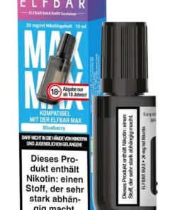 Elfbar Max Refill Container Blueberry 20mg Nikotin 10ml (10 ml)