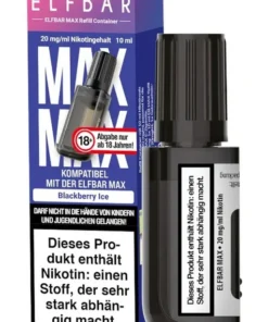 Elfbar Max Refill Container Blackberry Ice 20mg Nikotin 10ml (10 ml)
