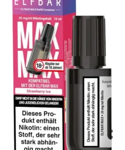 Elfbar Max Refill Container Strawberry Ice 20mg Nikotin 10ml (10 ml)