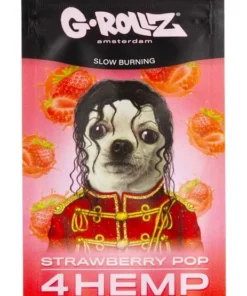 G-Rollz Strawberry Pop Hemp Wraps 4er (4 Stück)