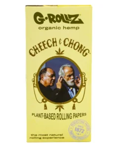 G-Rollz Cheech & Chong Organic Hemp Extra Thin KS Slim Papier + Tips (50 Stück)