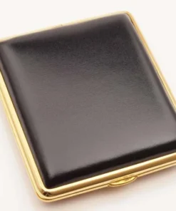 Zigarettenetui Soft-Leder schwarz #1
