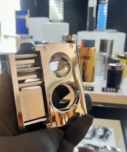 S.T. Dupont – Zigarrenschneider – Cutter – mit Doppelklinge – V Cut – chrom