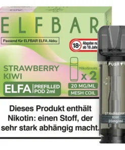 Elfbar Elfa Pod Strawberry Kiwi 20mg Nikotin 2ml (2 Stück)