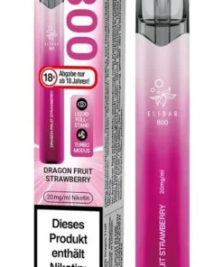 Elfbar 800 Einweg E-Zigarette Dragonfruit Strawberry 20mg Nikotin/ml (1 Stück)