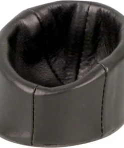 Pfeifenständer Pantoffel Leder schwarz