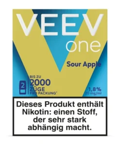 VEEV ONE Pods Sour Apple 20mg Nikotin/ml (2 Stück)