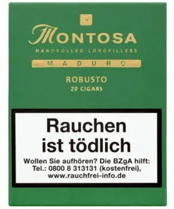 Montosa Zigarren Maduro Robusto 647 (Packung á 20 Stück)