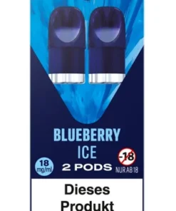 blu Pod Blueberry Ice 18mg Nikotin/ml (2 Stück)