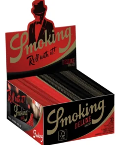 Smoking King Size de Luxe schwarz Papier (50 x 33 Stück)
