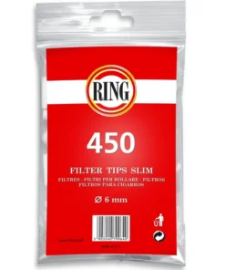 Ring Filter Tips Slim 6mm (Beutel á 450 Stück)