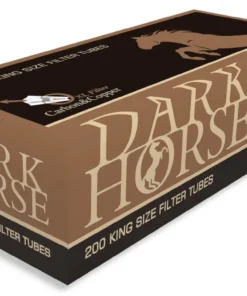Dark Horse Carbon & Copper XL Zigarettenhülsen Filterlänge 24mm (5 x 200 Stück)