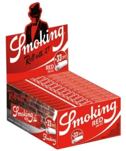 Smoking King Size Red Zigarettenpapier + Tips (24 x 33 Stück)