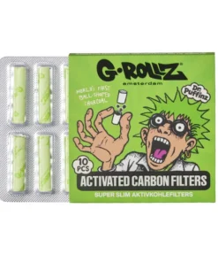G-Rollz Aktivkohlefilter 6mm grün (10 Stück)