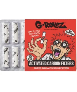 G-Rollz Aktivkohlefilter 6mm weiß (10 Stück)