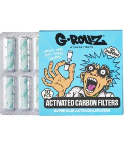 G-Rollz Aktivkohlefilter 6mm blau (10 Stück)