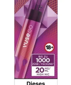 Vuse GO 1000 (Pen) Berry Blend Einweg E-Zigarette 20mg (1 Stück)