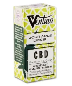 Ventura Sour Apple Diesel 6% CBD ohne Nicotin & THC