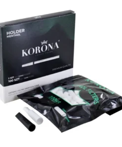 Korona Holder Menthol (Menthol Filter + 2 Mundstücke) (100 Stück)