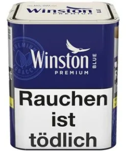 WINSTON Cigarette Tobacco Blue Premium Tin-S