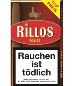 Villiger Zigarillos Rillos Red (10×5 Stück)