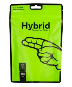 Hybrid Supreme Filter Zellstoff/Aktivkohle 6,4mm (250 Stück)