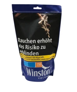 WINSTON Volumen Tobacco Blue Zip Bag-XL