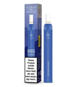 Elfbar T600 mit Filter Einweg E-Zigarette Blue Razz Lemonade 20mg Nikotin/ml (1 Stück)