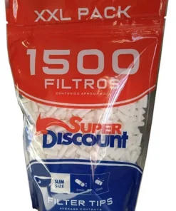 Super Discount Slim Filter 6mm (Beutel á 1500 Stück)