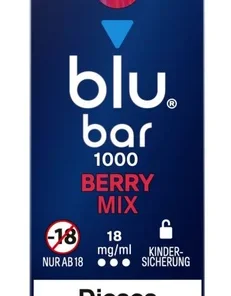blu bar Berry Mix Einweg E-Zigarette 18mg (1 Stück)