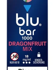 blu bar Dragonfruit Punch Einweg E-Zigarette 18mg (1 Stück)