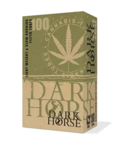 Dark Horse Canna ungebleicht Filterhülsen Zigarettenhülsen (Schachtel á 100 Stück)
