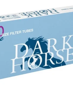 Dark Horse Blue Super Flow mit Acetatfilter Hülsen (Schachtel á 100 Stück)
