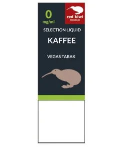 red kiwi Selection Liquid Kaffee Vegas Tobacco