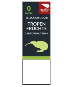 red kiwi Selection Liquid Tropenfrüchte California Tobacco