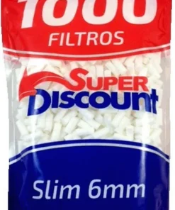 Super Discount Slim Filter 6mm (Beutel á 1000 Stück)